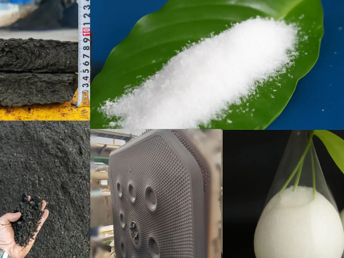Perbandingan respons sludge terhadap polymer dalam pengujian
