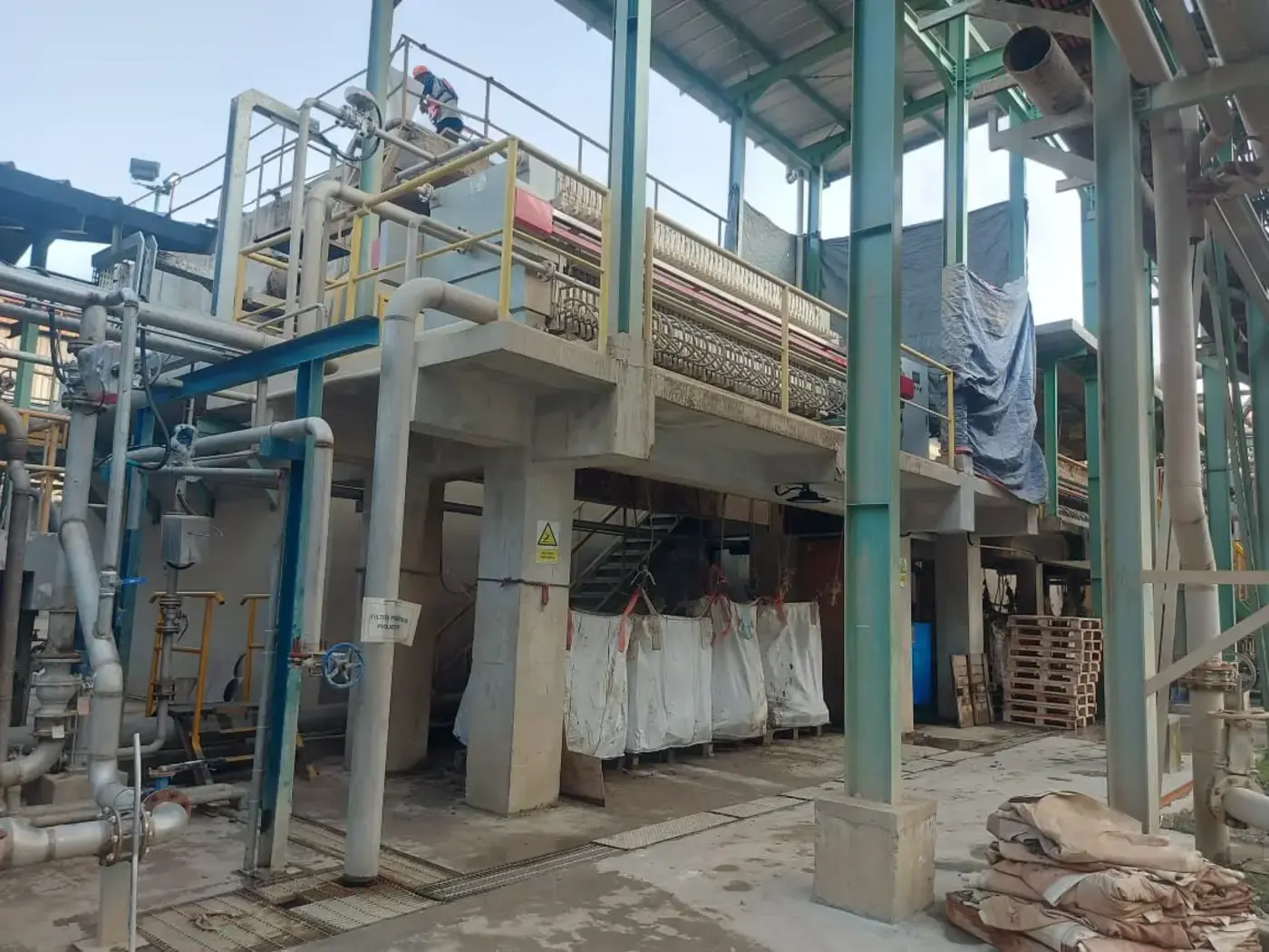 Filter Press dalam dokumentasi sistem industri