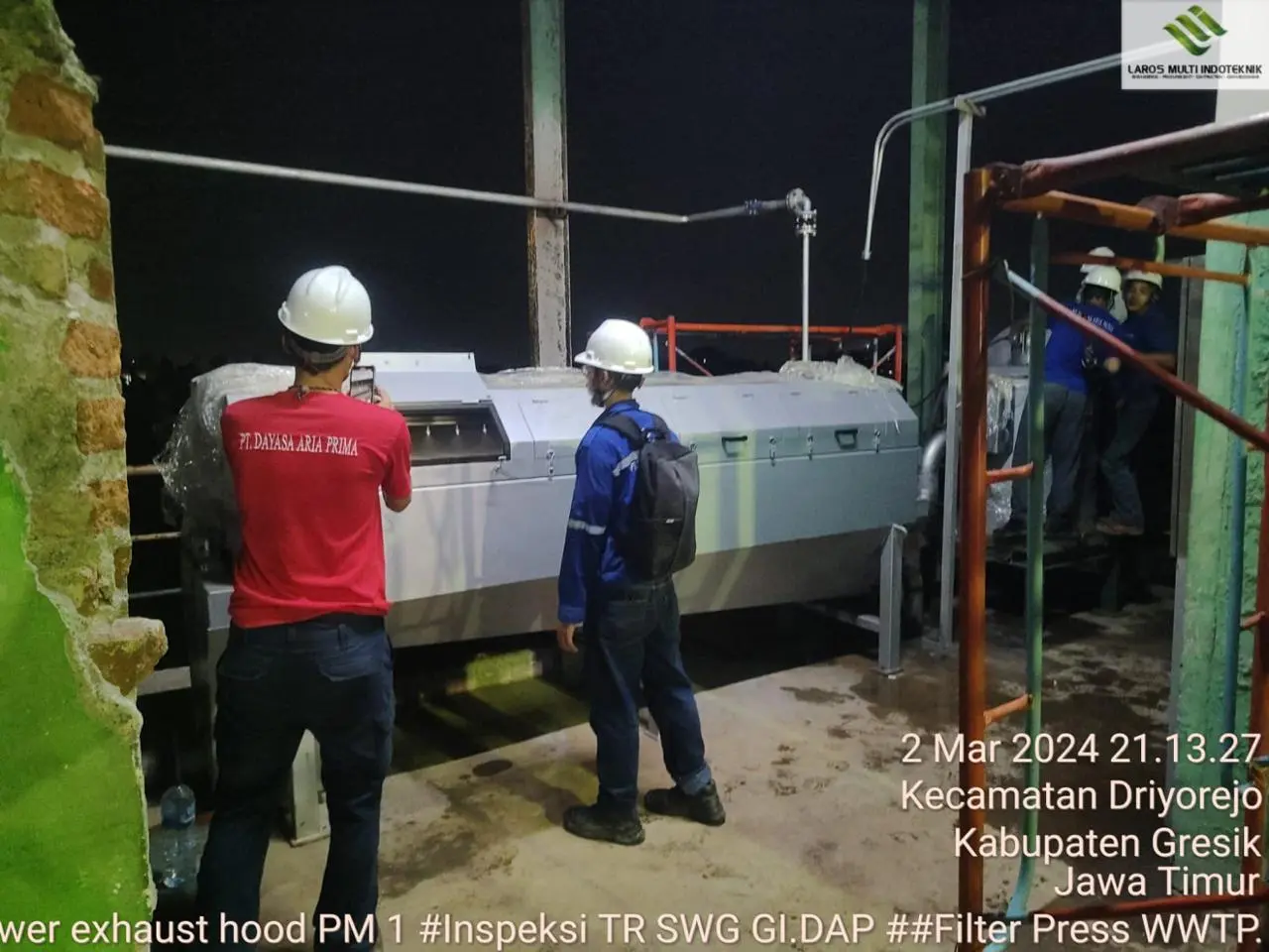 Sistem dewatering terintegrasi pada proyek industri