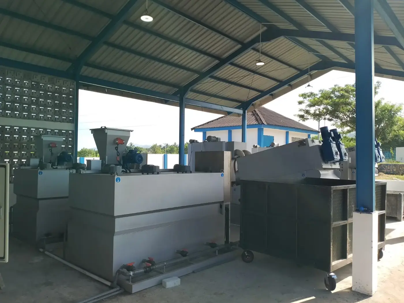 Screw Press untuk proses sludge dewatering
